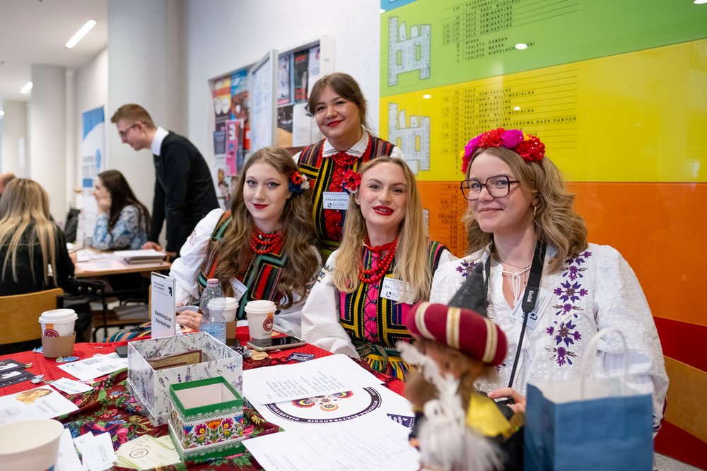 Stoisko jednego z kół naukowych