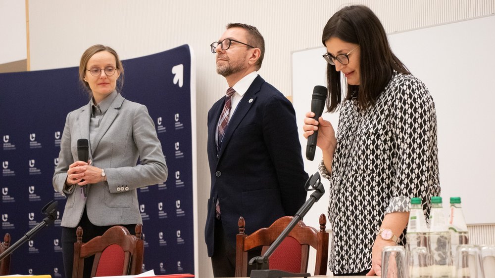 Prof. Anna Lenartowicz-Zagrodna, prof. Rafał Zarębski, prof. Dorota Golańska